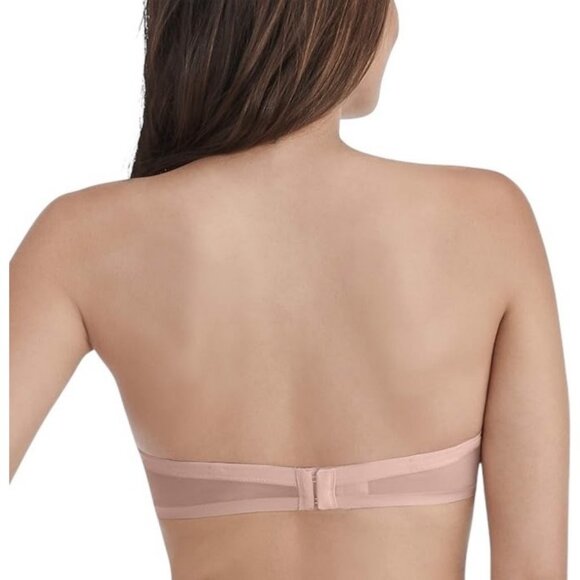 Vanity Fair Size 36DD Buff Nearly Invisible Strapless‎ Underwire Bra #74202 - Picture 7 of 10